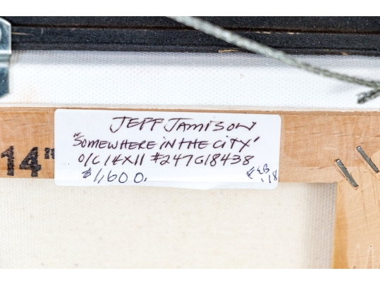 Jeff Jamison (American [SC], B. 1958) “Somewhere In The City” Oil On Canvas, 2018