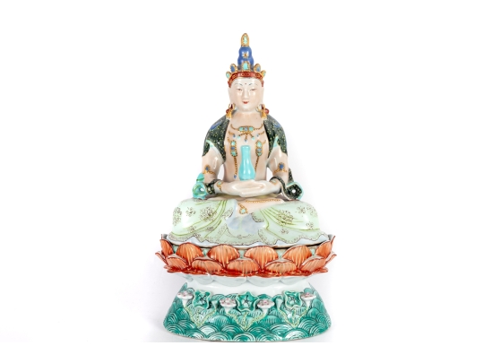 Vintage Chinese Porcelain Guanyin Figure
