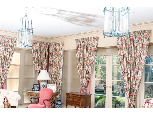 Substantial Group Of Luxurious Custom Curtains And Liners