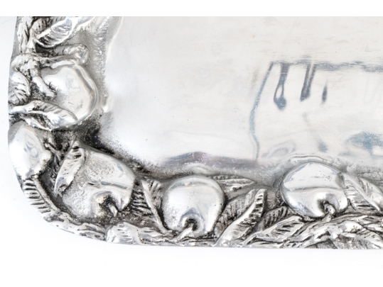 Group Of Four Cast Aluminum Serving Platters And Bowls