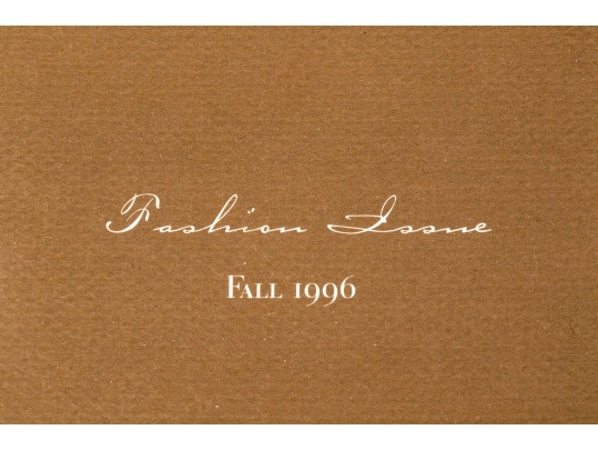 Visionaire 18: Louis Vuitton Portfolio, The Fashion Issue