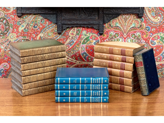 Collection Of Eighteen Nicely Bound Books
