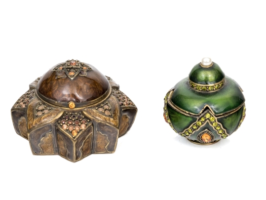 Jay Strongwater Two Trinket Boxes