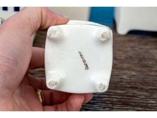 Set Of Seven German Lidded Kitchen Storage