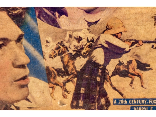 Collection Of Seven 1930's Stamford Theatre Movie Posters And  A 1953 Movie Poster