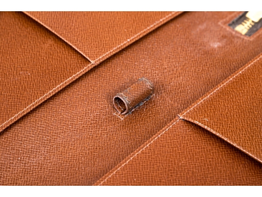 Louis Vuitton Brown Monogram Small Leather Zip Folio Pouch