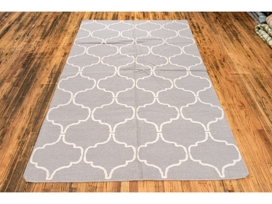 Flat Weave Wool 'Maroc Delphine', 8' X 5', New