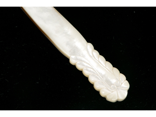 Two Antique Mother-of-pearl Magnifying Glasses