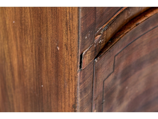 Antique Mahogany Bowfront Chest Of Drawers