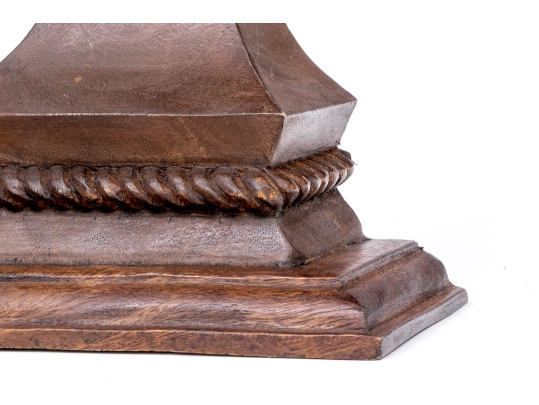 Quality Pair Of Carved Wall Bracket Shelves