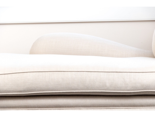 Custom Upholstered Down Filled Right Arm Chaise Lounge