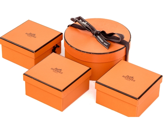 Grouping Of Four Hermes Empty Boxes