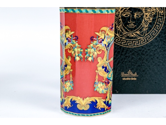 Vintage Versace By Rosenthal Studio-Linie Vase- Le Roi Soleil