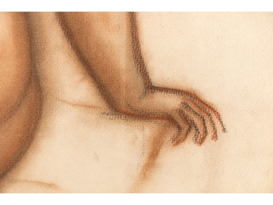 R. Gen Pastel On Paper, Female Nude