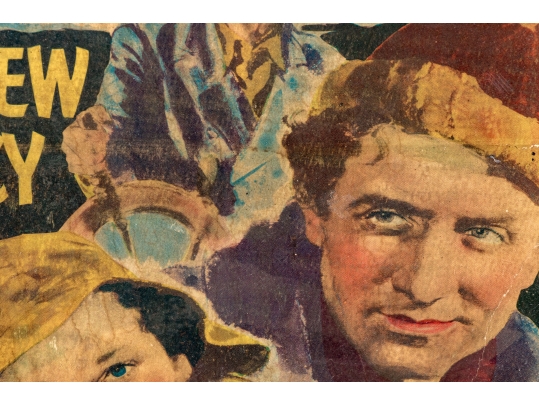 Collection Of Seven 1930's Stamford Theatre Movie Posters And  A 1953 Movie Poster