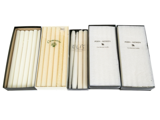 Collection Of Thirty-Nine Beeswax Candles