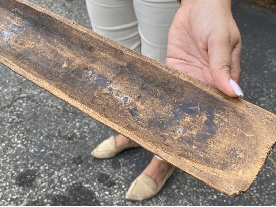 19th Century French Oak Bread Tray
