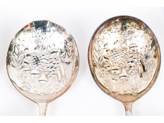 A FIne Group Of Serving Utensils, 18 Pieces