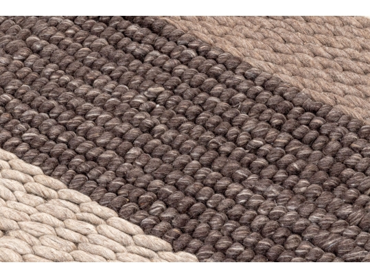 Hand Woven Felted Wool Shelton Casco Carpet, 7'-10