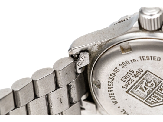 Tag Heuer 27MM Steel 973.008, Black Dial On Bracelet 