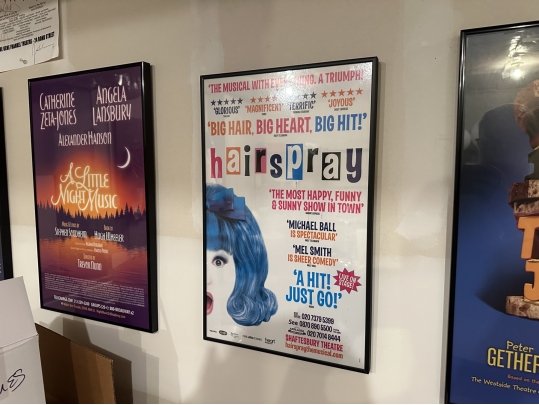 Group Of Six Framed Musical Posters Including Signed Penn & Teller