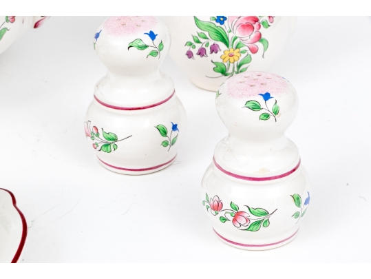 KG Luneville Hand-Painted French Ceramic Serving Wares
