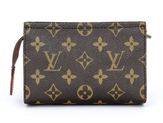 Louis Vuitton Vintage Coated Canvas Cosmetics Bag