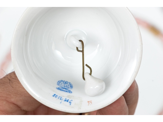 Herend Hungary Hand-Painted Dinner Service For Fourteen,  Rust Chinese Bouquet (AOG) Pattern