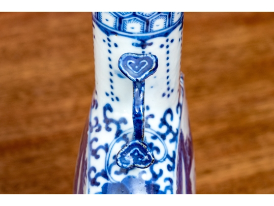 Two Chinese Blue And White Porcelain Wares