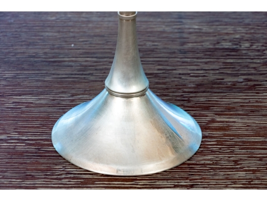 International Sterling Silver Weighted Three Light Candelabra