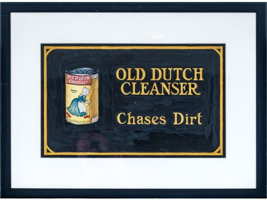 Paint On Paper, “Old Dutch Cleanser - Chases Dirt”, David Tunick Gallery