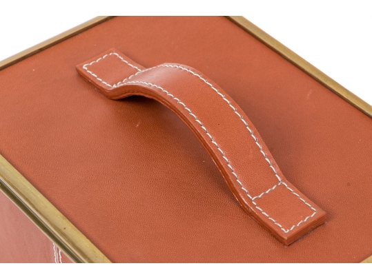 Vintage Williams- Sonoma Home Leather Box