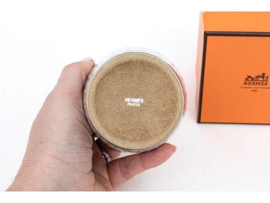 Hermes Candle In Porcelain Holder, Boxed