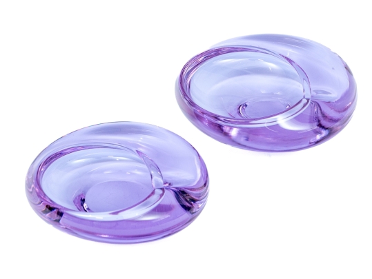 Pair Of Vintage Poplenik Klinger Style Ash Trays