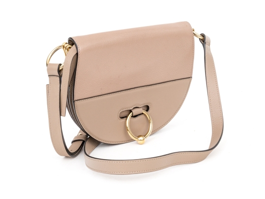 J.W.Anderson Tan Leather Flap Front Shoulder Bag