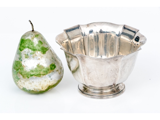 Cartier Sterling Silver Footed Bowl,  6.55 Ozt. 