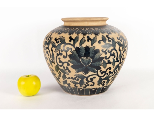Decorative Asian-Style Ceramic Vase