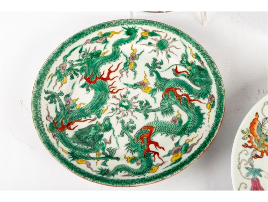 19th Century Hand-Painted Porcelain Plates