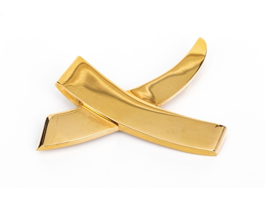 Tiffany & Co. 18k Yellow Gold Paloma PIcasso Iconic Jumbo Graffiti 