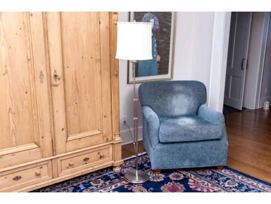 Adjustable Chrome Floor Lamp