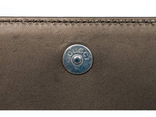 Gucci Darling Bronze Metallic Tiny Top Handle Bag