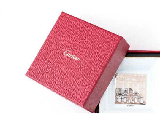 Cartier New York Fifth Avenue Mansion Motif Mini Trinket Tray, With Box