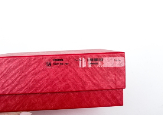 Cartier Trinity Motif Limoge Porcelain Trinket Tray, With Box