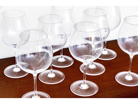 Set Of Eight Williams-Sonoma Red Wine Goblets