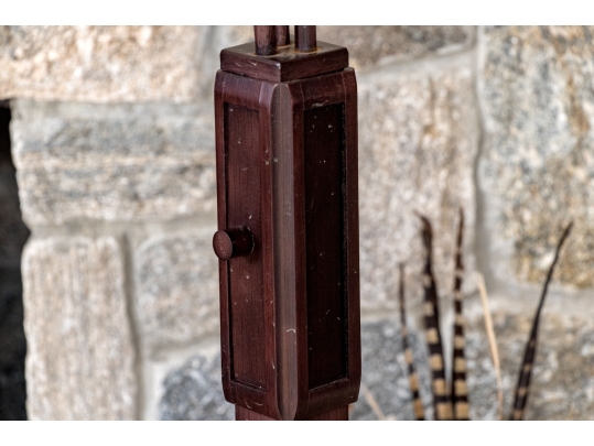 Vintage Arc Floor Lamp With Three Lights And Three Shades