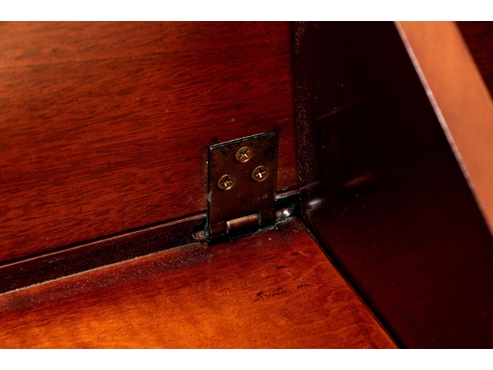 Pair Kindel Winterthur Collection Mahogany Inlaid Pembroke Tables