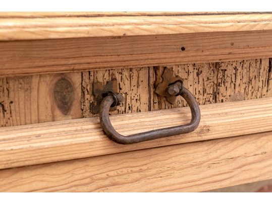 Rustic Pine Hall Console Table