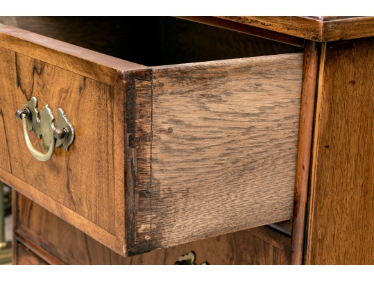 Banded Mahogany Bachelors Chest