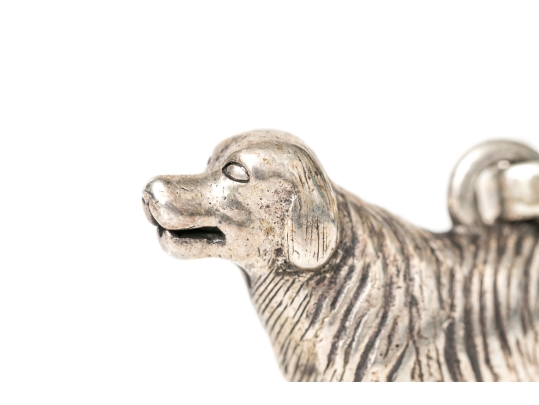 Kieselstein-Cord Sterling Silver Adorable Dog Key Chain