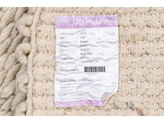 Hand Woven Felted Wool Shelton Casco Carpet, 7'-10